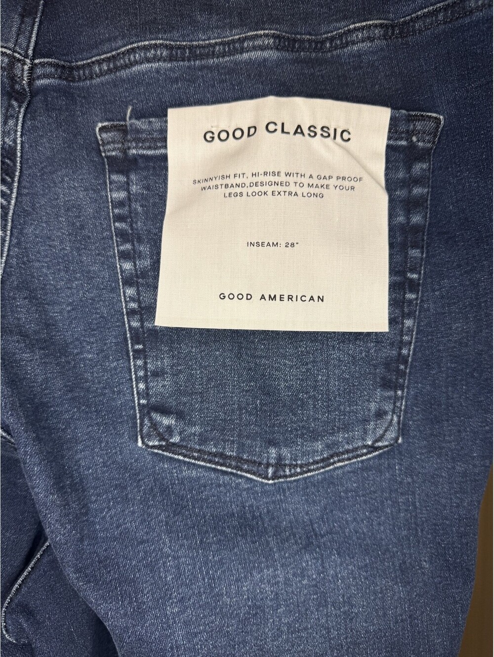 Good American Jeans Blue Size 16 - Picture 3 of 5